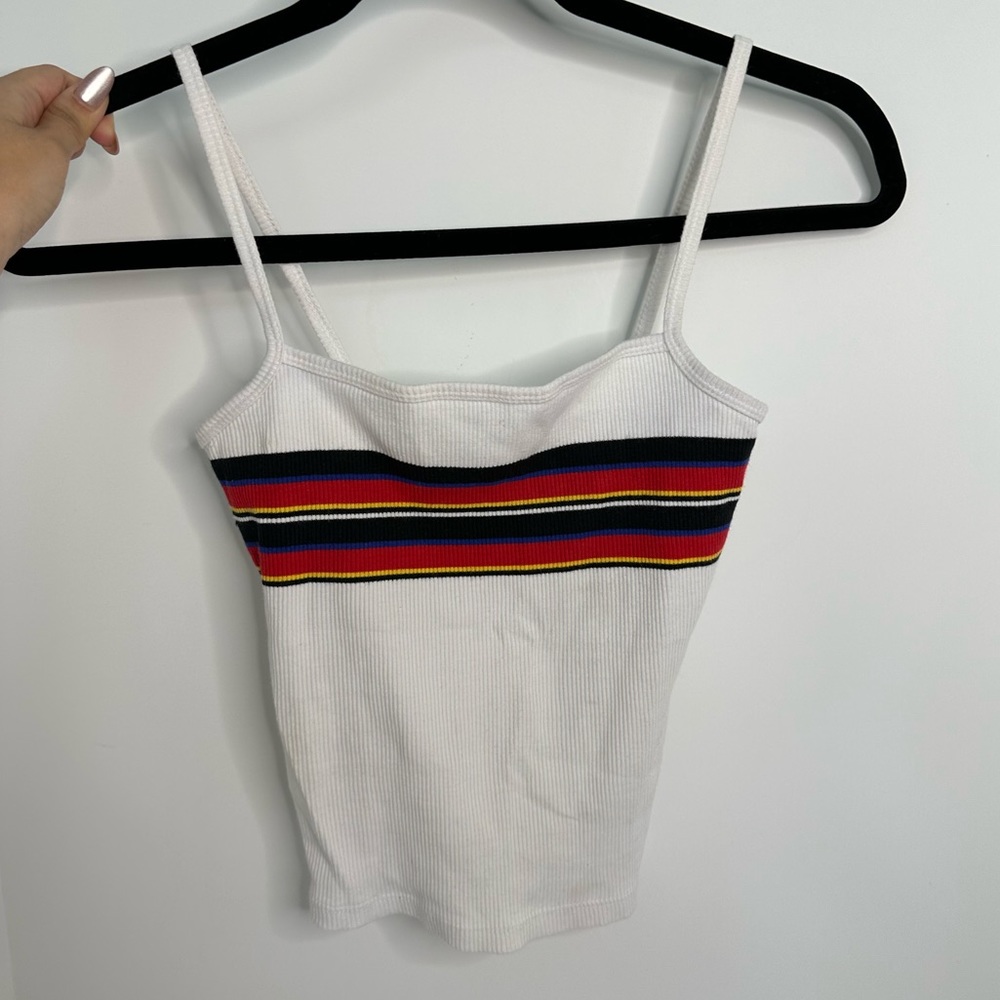 Rainbow Striped Tank Top